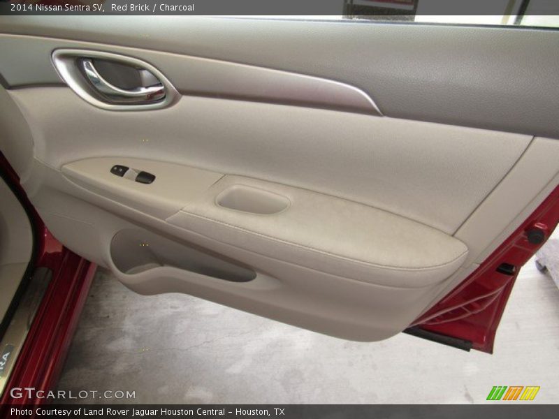 Red Brick / Charcoal 2014 Nissan Sentra SV