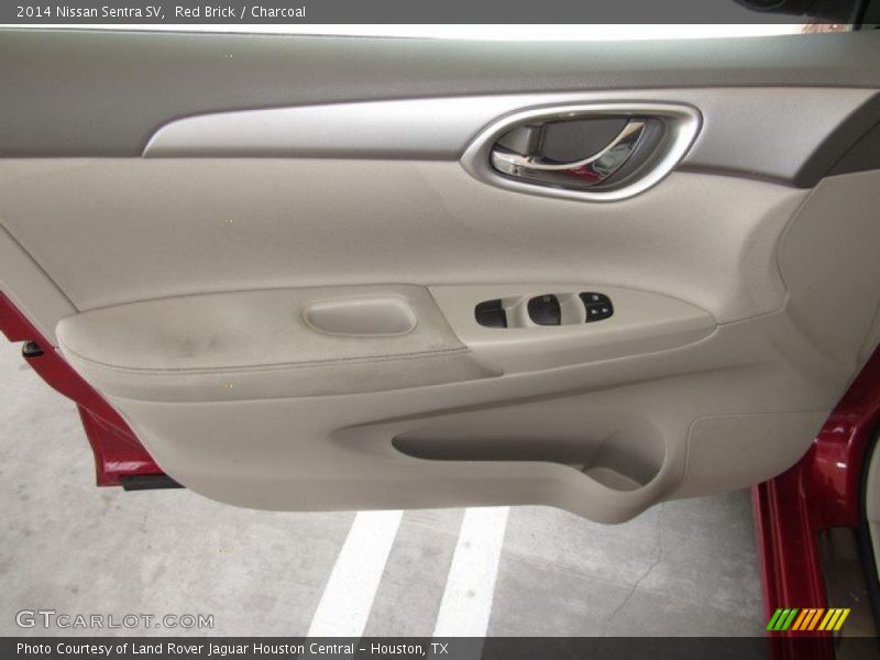 Red Brick / Charcoal 2014 Nissan Sentra SV