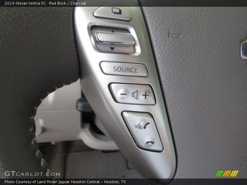 Red Brick / Charcoal 2014 Nissan Sentra SV