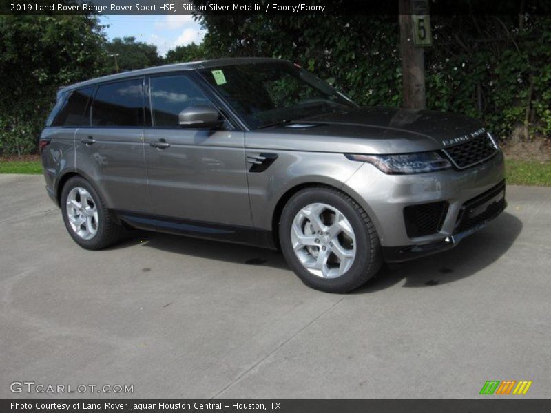 Silicon Silver Metallic / Ebony/Ebony 2019 Land Rover Range Rover Sport HSE