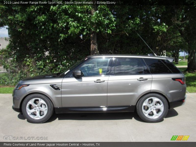 Silicon Silver Metallic / Ebony/Ebony 2019 Land Rover Range Rover Sport HSE