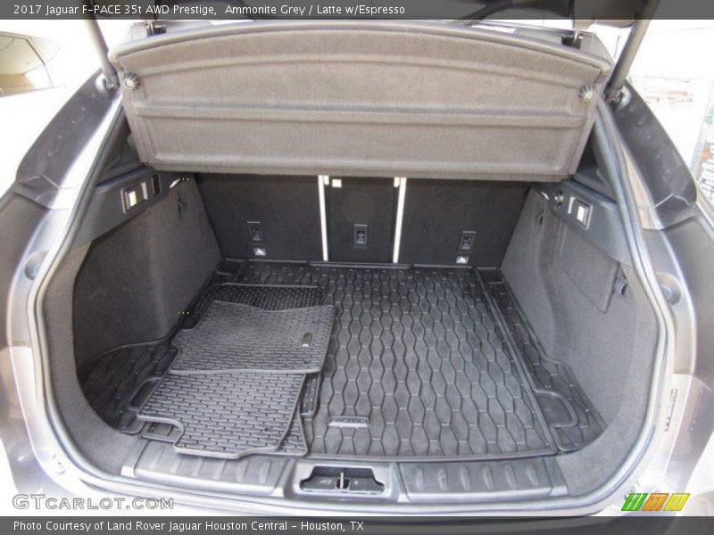Ammonite Grey / Latte w/Espresso 2017 Jaguar F-PACE 35t AWD Prestige