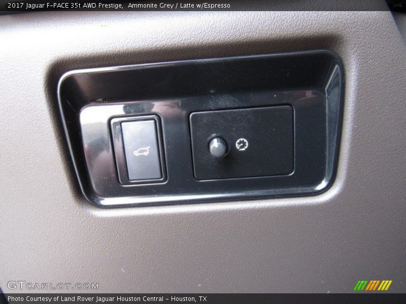 Ammonite Grey / Latte w/Espresso 2017 Jaguar F-PACE 35t AWD Prestige