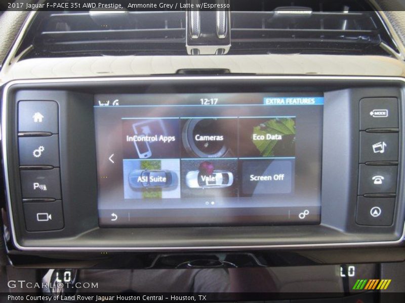 Ammonite Grey / Latte w/Espresso 2017 Jaguar F-PACE 35t AWD Prestige