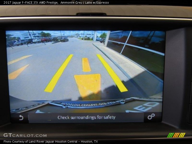 Ammonite Grey / Latte w/Espresso 2017 Jaguar F-PACE 35t AWD Prestige