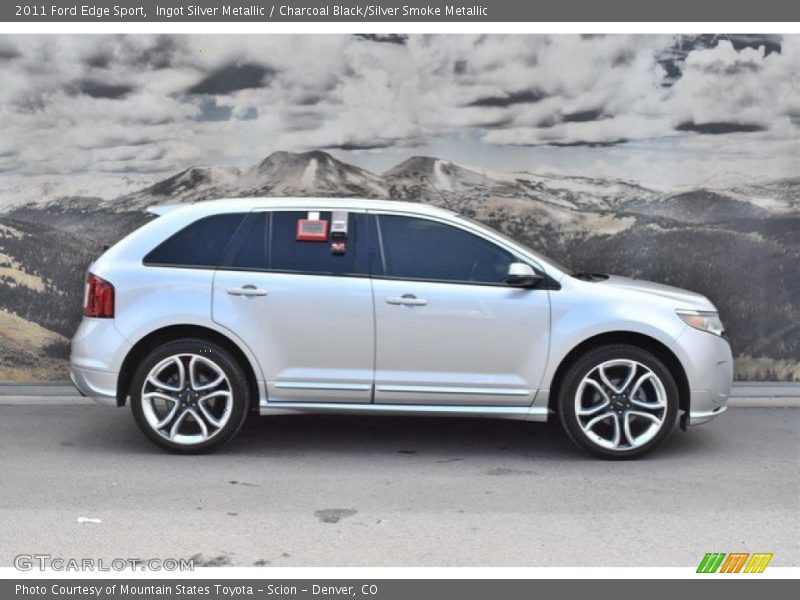 Ingot Silver Metallic / Charcoal Black/Silver Smoke Metallic 2011 Ford Edge Sport
