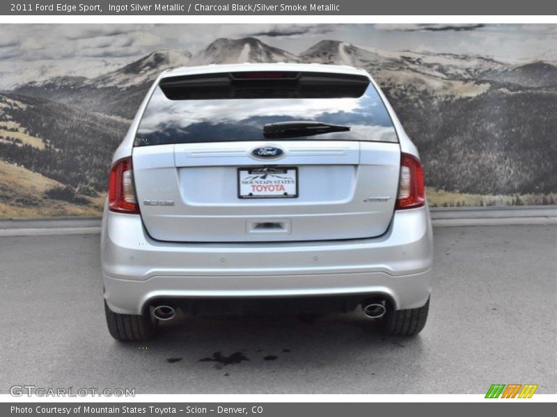 Ingot Silver Metallic / Charcoal Black/Silver Smoke Metallic 2011 Ford Edge Sport