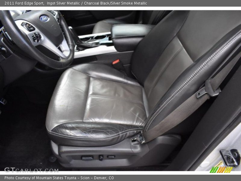 Ingot Silver Metallic / Charcoal Black/Silver Smoke Metallic 2011 Ford Edge Sport