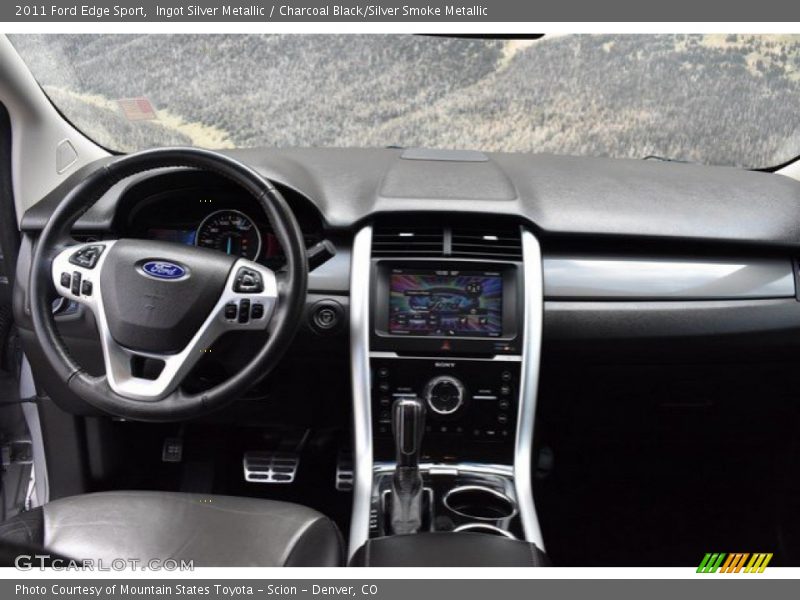 Ingot Silver Metallic / Charcoal Black/Silver Smoke Metallic 2011 Ford Edge Sport