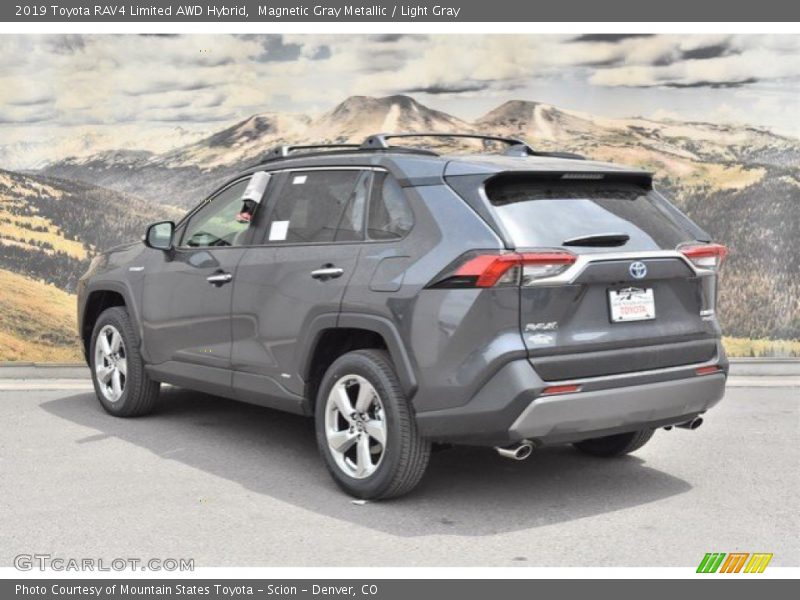 Magnetic Gray Metallic / Light Gray 2019 Toyota RAV4 Limited AWD Hybrid
