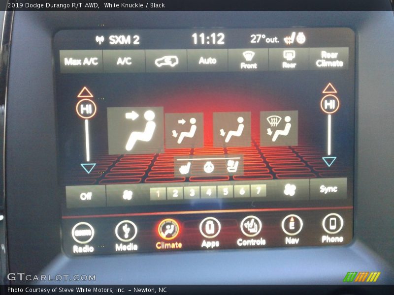 White Knuckle / Black 2019 Dodge Durango R/T AWD