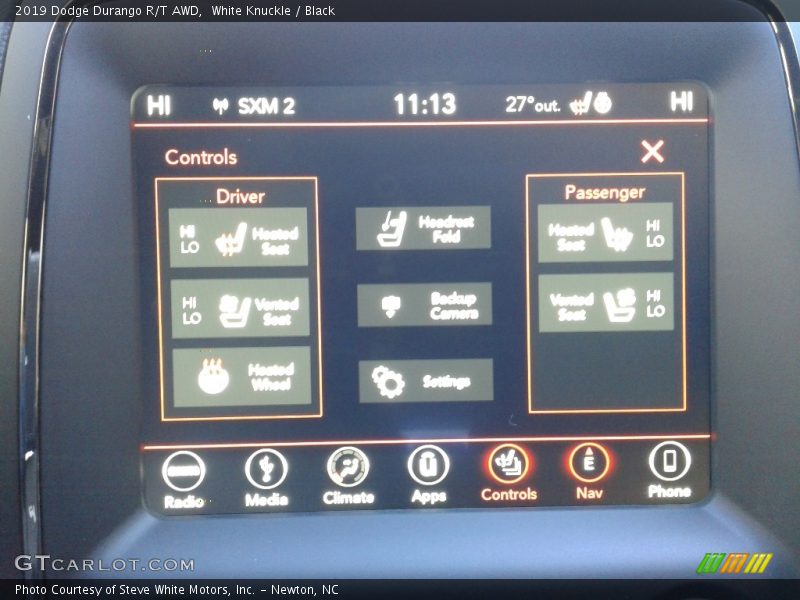White Knuckle / Black 2019 Dodge Durango R/T AWD