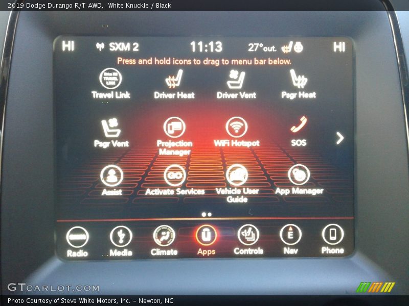 White Knuckle / Black 2019 Dodge Durango R/T AWD