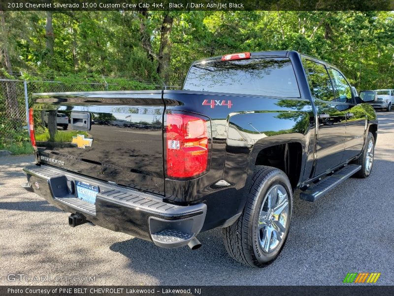 Black / Dark Ash/Jet Black 2018 Chevrolet Silverado 1500 Custom Crew Cab 4x4