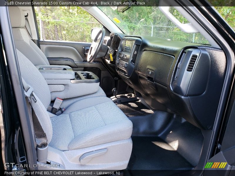 Black / Dark Ash/Jet Black 2018 Chevrolet Silverado 1500 Custom Crew Cab 4x4