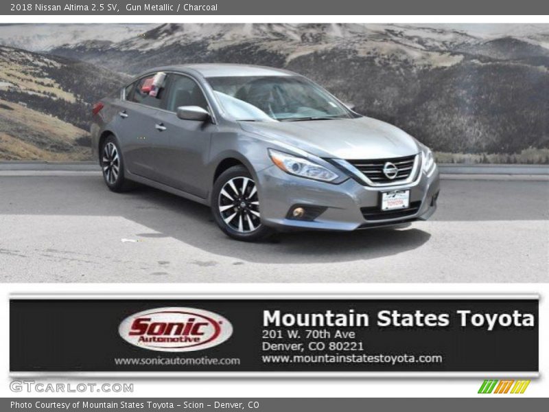 Gun Metallic / Charcoal 2018 Nissan Altima 2.5 SV