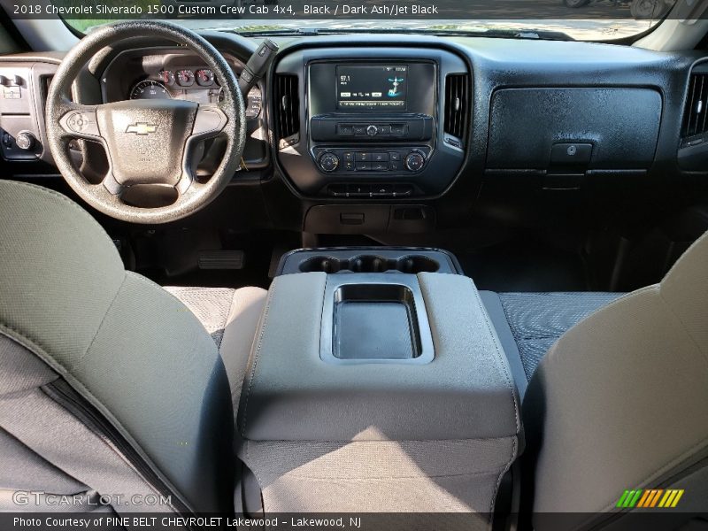 Black / Dark Ash/Jet Black 2018 Chevrolet Silverado 1500 Custom Crew Cab 4x4