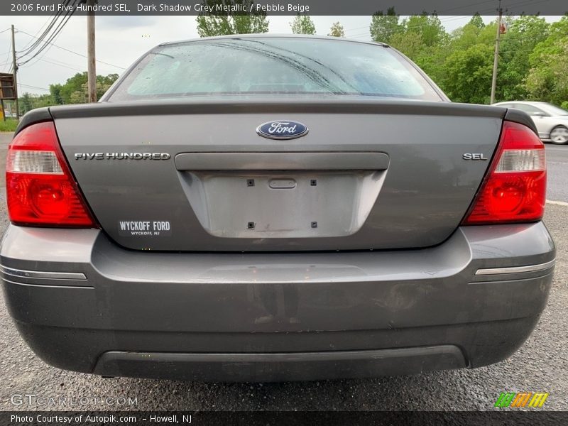 Dark Shadow Grey Metallic / Pebble Beige 2006 Ford Five Hundred SEL