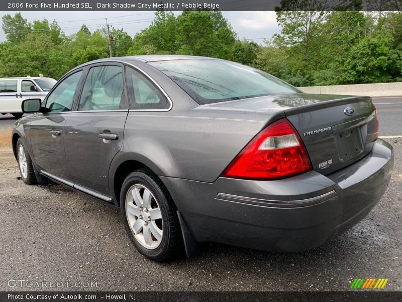 Dark Shadow Grey Metallic / Pebble Beige 2006 Ford Five Hundred SEL