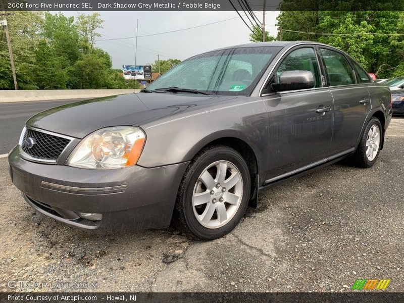 Dark Shadow Grey Metallic / Pebble Beige 2006 Ford Five Hundred SEL