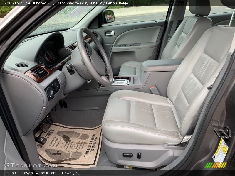 Dark Shadow Grey Metallic / Pebble Beige 2006 Ford Five Hundred SEL