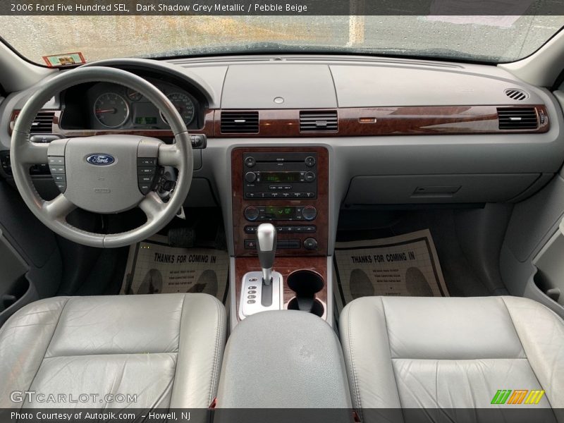 Dark Shadow Grey Metallic / Pebble Beige 2006 Ford Five Hundred SEL