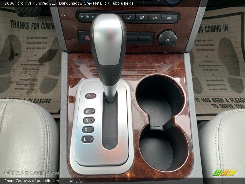 Dark Shadow Grey Metallic / Pebble Beige 2006 Ford Five Hundred SEL