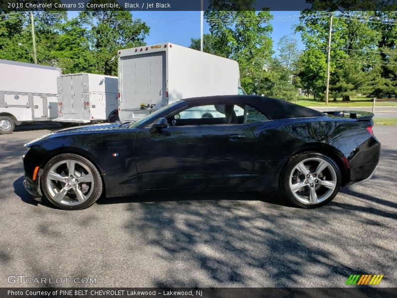 Black / Jet Black 2018 Chevrolet Camaro SS Convertible