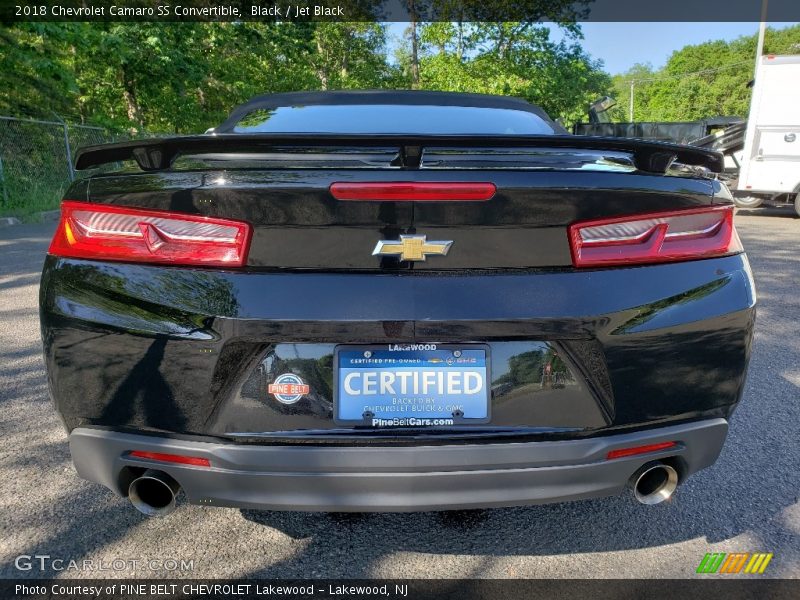 Black / Jet Black 2018 Chevrolet Camaro SS Convertible