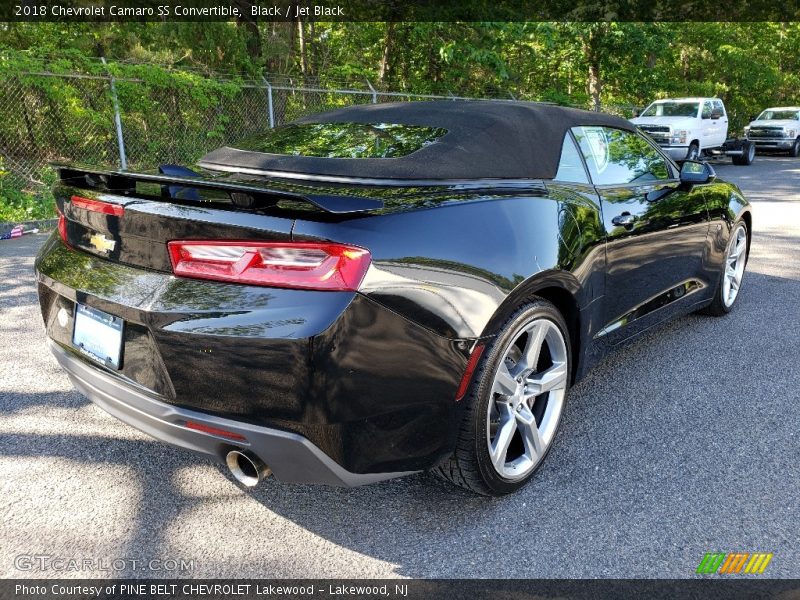 Black / Jet Black 2018 Chevrolet Camaro SS Convertible