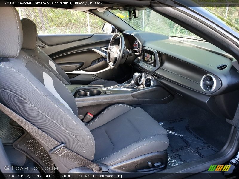 Front Seat of 2018 Camaro SS Convertible