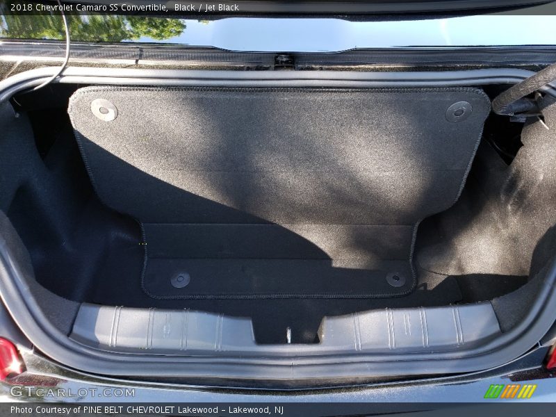 2018 Camaro SS Convertible Trunk