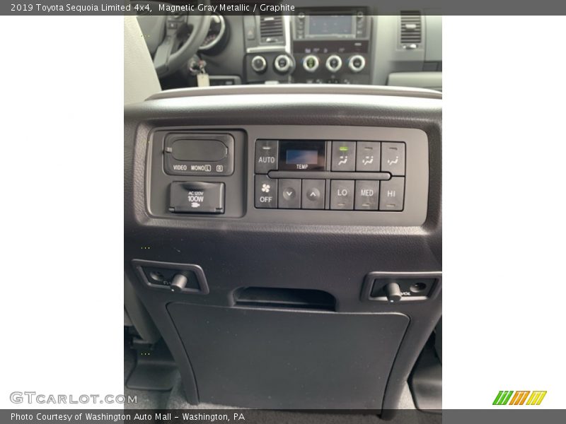 Controls of 2019 Sequoia Limited 4x4