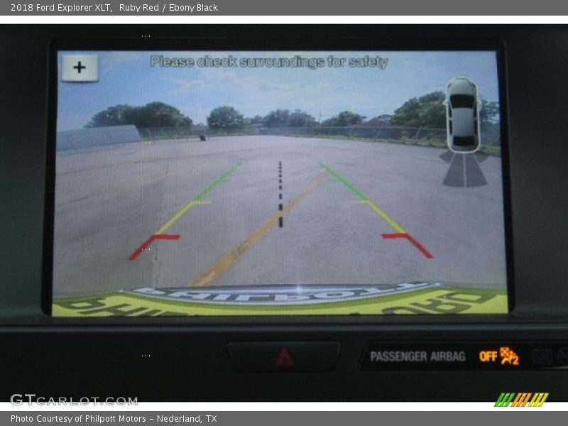Ruby Red / Ebony Black 2018 Ford Explorer XLT