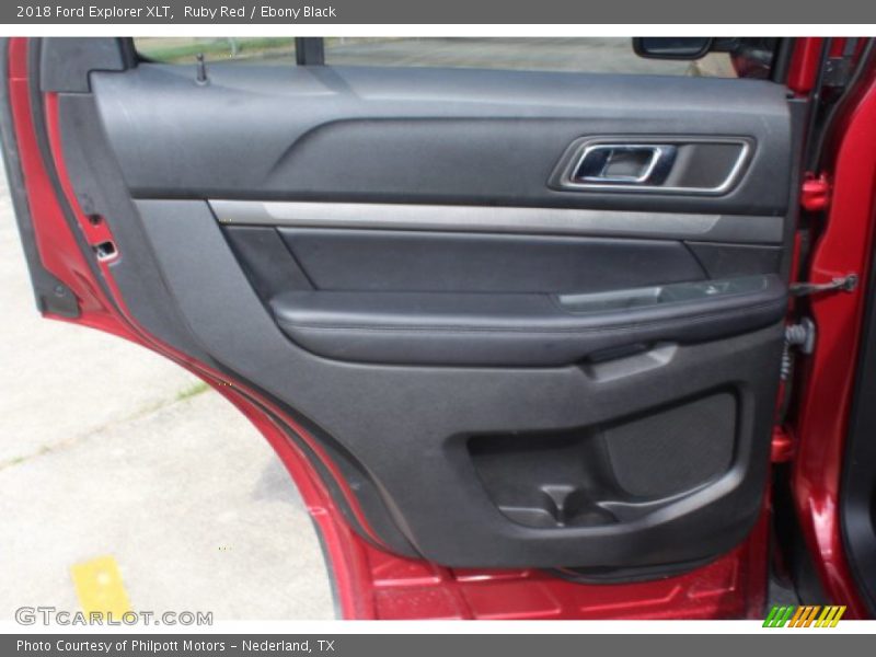 Ruby Red / Ebony Black 2018 Ford Explorer XLT