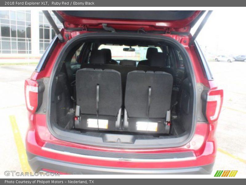 Ruby Red / Ebony Black 2018 Ford Explorer XLT