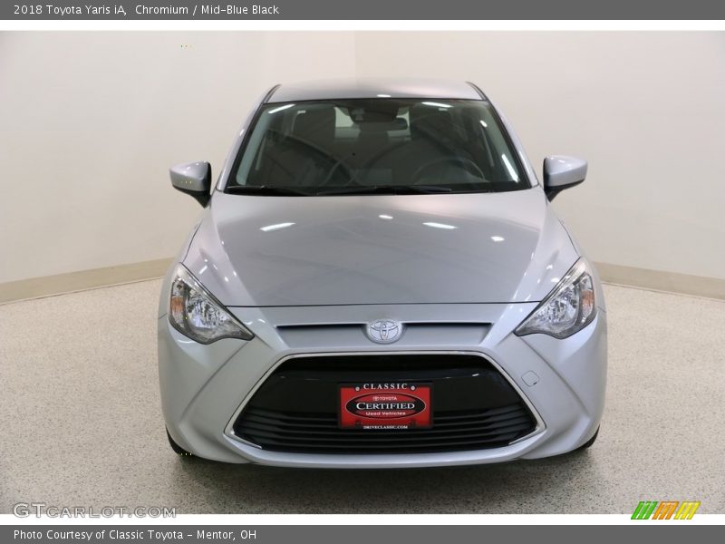 Chromium / Mid-Blue Black 2018 Toyota Yaris iA