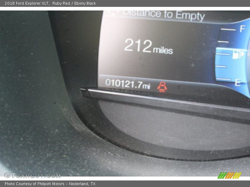 Ruby Red / Ebony Black 2018 Ford Explorer XLT