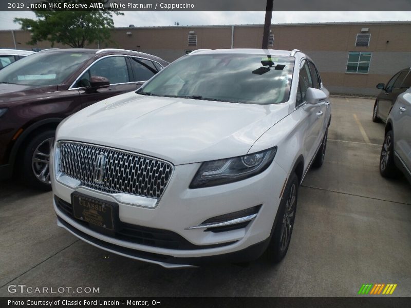 White Platinum / Cappuccino 2019 Lincoln MKC Reserve AWD