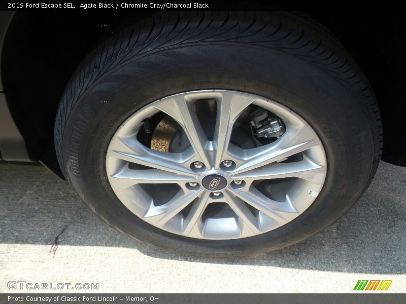 Agate Black / Chromite Gray/Charcoal Black 2019 Ford Escape SEL