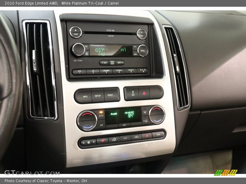 White Platinum Tri-Coat / Camel 2010 Ford Edge Limited AWD