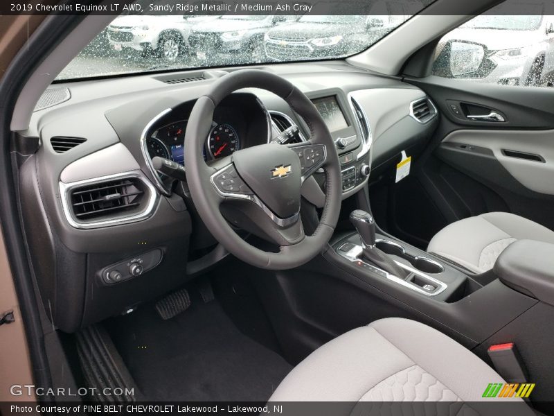 Sandy Ridge Metallic / Medium Ash Gray 2019 Chevrolet Equinox LT AWD