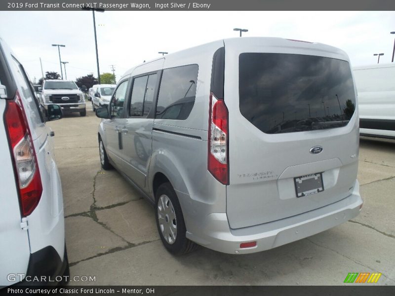Ingot Silver / Ebony 2019 Ford Transit Connect XLT Passenger Wagon