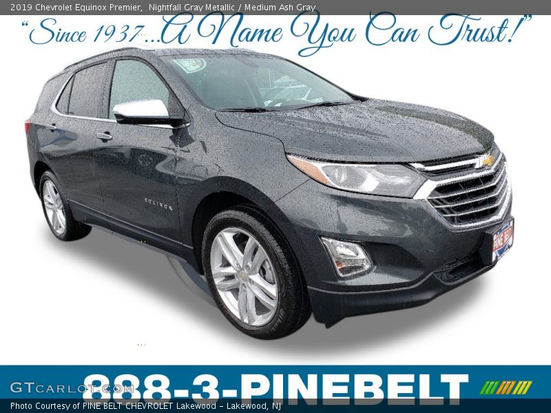 Nightfall Gray Metallic / Medium Ash Gray 2019 Chevrolet Equinox Premier