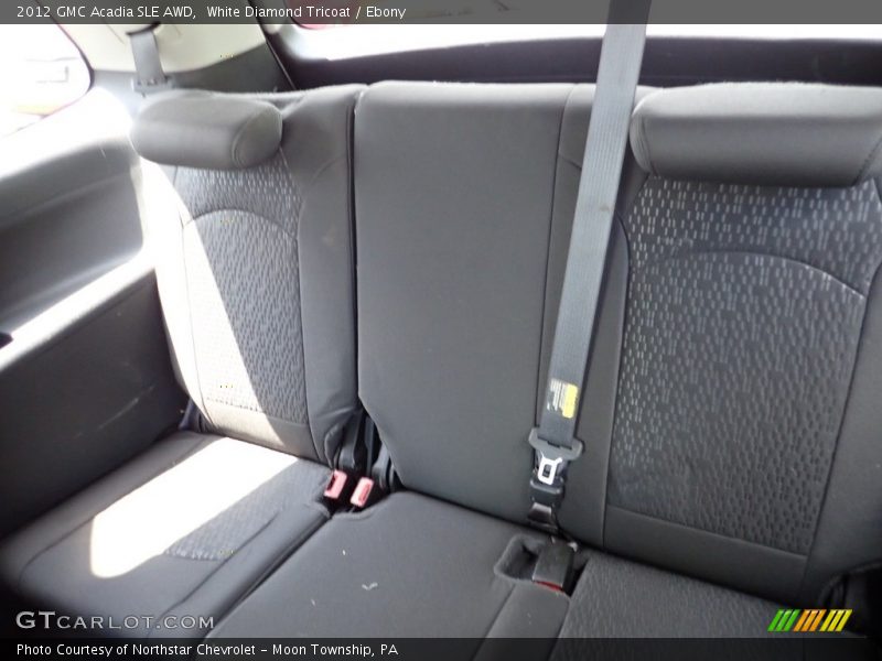 White Diamond Tricoat / Ebony 2012 GMC Acadia SLE AWD
