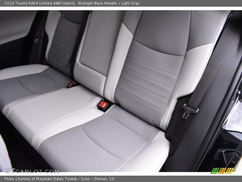 Midnight Black Metallic / Light Gray 2019 Toyota RAV4 Limited AWD Hybrid