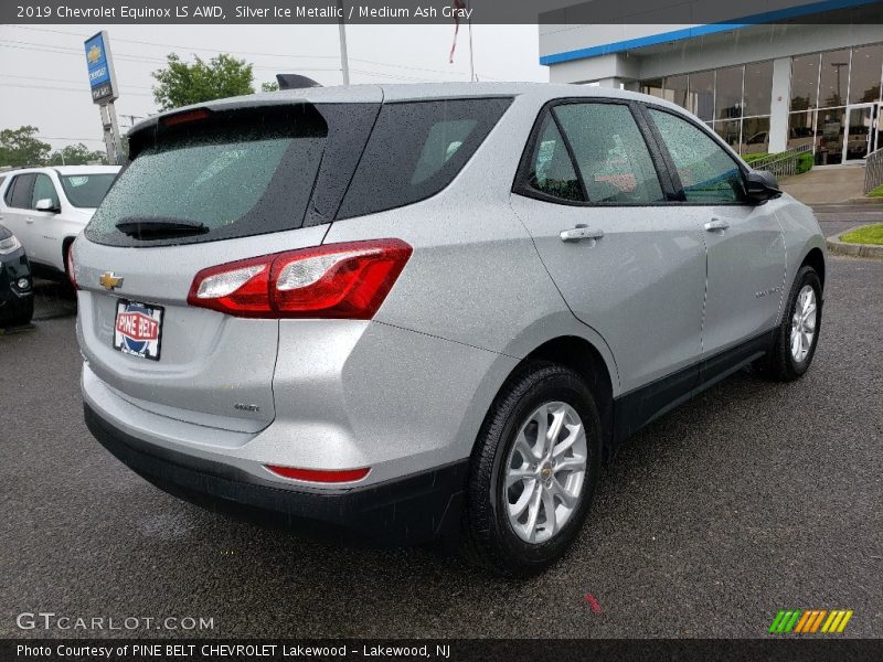 Silver Ice Metallic / Medium Ash Gray 2019 Chevrolet Equinox LS AWD