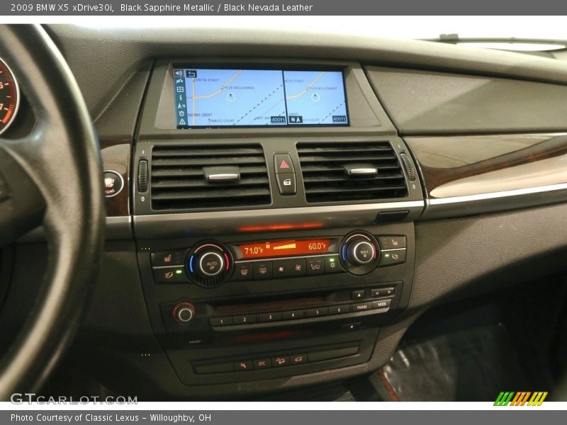 Black Sapphire Metallic / Black Nevada Leather 2009 BMW X5 xDrive30i