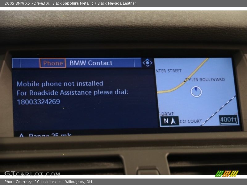 Black Sapphire Metallic / Black Nevada Leather 2009 BMW X5 xDrive30i