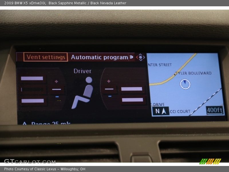 Black Sapphire Metallic / Black Nevada Leather 2009 BMW X5 xDrive30i
